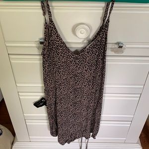 American Eagle cheetah romper